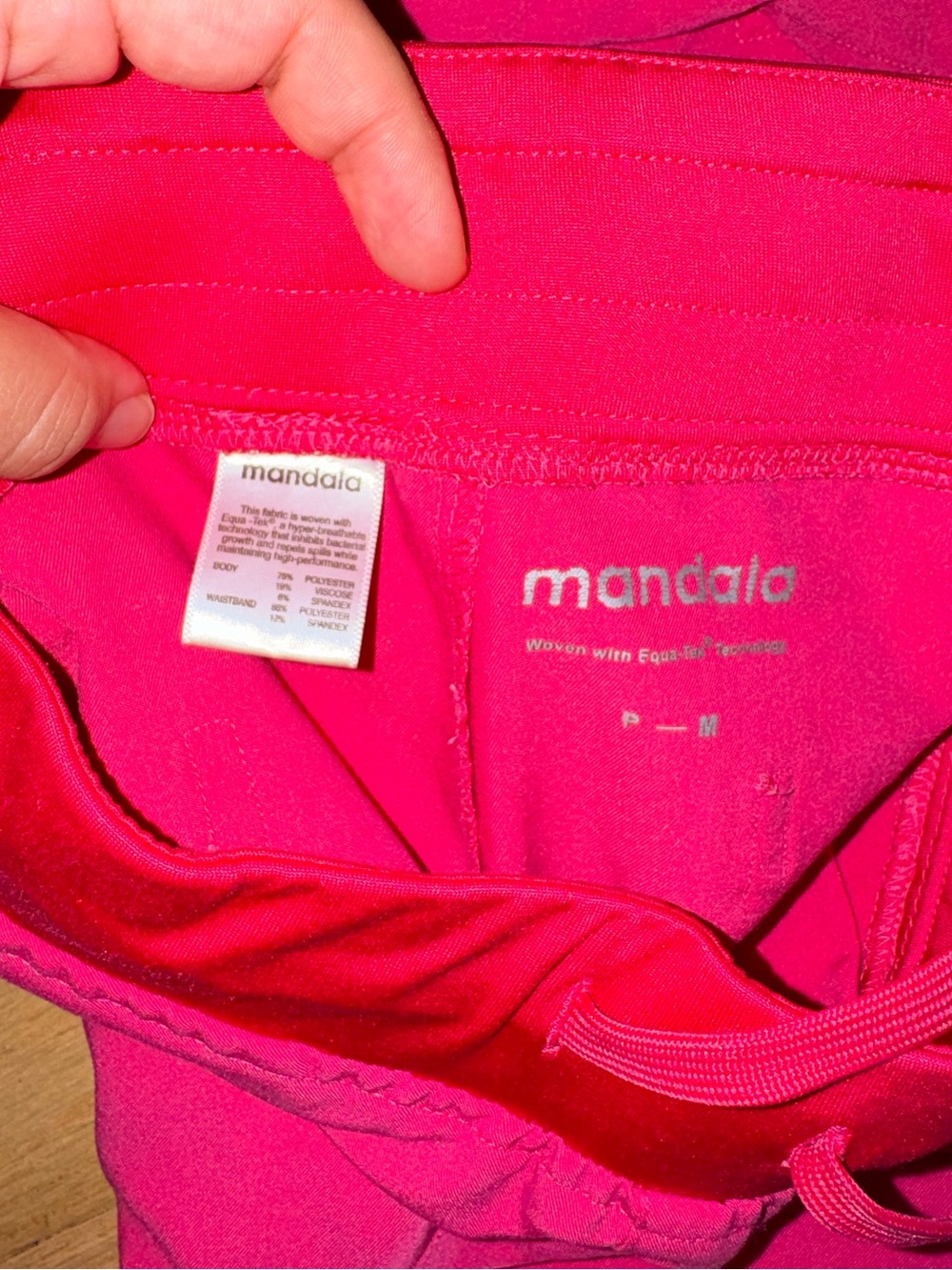 Mandala Hot Pink Scrub Set - Solid Two-Piece - Picture 4 of 5